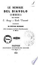 Le memorie del diavolo commedia dei signori E. Arago e Paolo Vermond