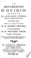 Le metamorfosi d'Ovidio