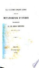 Le metamorfosi d'Ovidio
