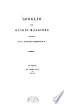 Le metamorfosi d'Ovidio volgarizzate da ser Arrigo Simintendi da Prato