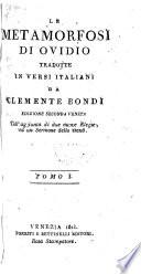 Le Metamorfosi Di Ovidio