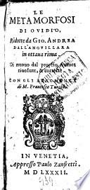 Le Metamorfosi Di Ovidio