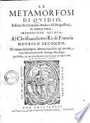 Le metamorfosi di Ovidio