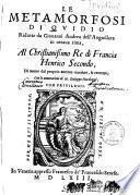 Le metamorfosi di Ovidio