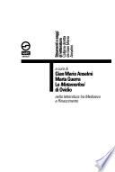 Le Metamorfosi di Ovidio nella letteratura tra Medioevo e Rinascimento