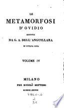 Le metamorfosi rid. da Gio. -Andrea dell'Anguillara in ottava rima