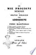 Le mie prigioni memorie di Silvio Pellico