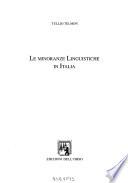 Le minoranze linguistiche in Italia