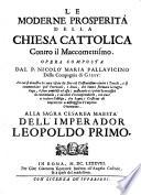 Le moderne prosperita della chiesa cattolica contro il Maccomettismo