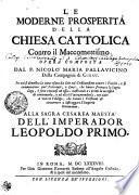 Le Moderne Prosperita Della Chiesa Cattolica Contro il Maccomettismo