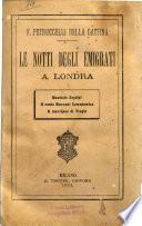 Le notti degli emigrati a Londra