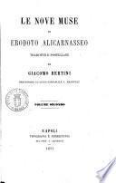Le nove Muse di Erodoto Alicarnasseo