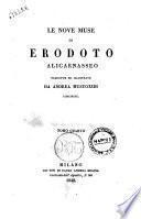 Le nove Muse di Erodoto Alicarnasseo tradotte e illustrate da Andrea Mustoxidi