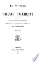 Le novelle di F. Sacchetti