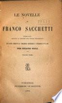 Le novelle di Franco Sacchetti