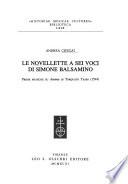 Le Novellette a sei voci di Simone Balsamino
