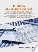 Le novità del Decreto del fare
