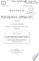 Le nuove vedute della psicologia criminale