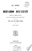 Le opere di Bernardo Davanzati