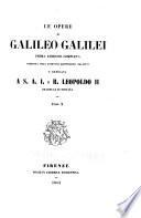 Le opere di Galileo Galilei: Commercio epistolare. 1847-1853