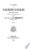 Le opere di Galileo Galilei