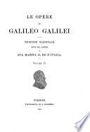 Le opere di Galileo Galilei