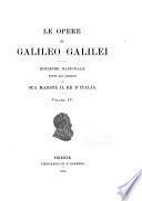 Le opere di Galileo Galilei