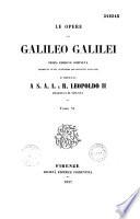 Le Opere di Galileo Galilei, prima edizione completa...