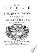 Le opere, raccolte per (Bonifacio Collina, nominato) Giuseppe Mauro, Volume Primo