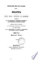 Le Ore solitarie [afterw.] Continuazione delle Ore solitarie. Biblioteca di scienze morali, legislative ed economiche