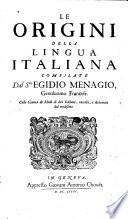 Le origine della Lingua Italiana