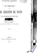 Le origini del potere legislativo del Senato e l'opinione di Pomponio