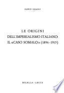 Le origini dell'imperialismo italiano