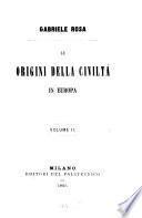 Le origini della civiltà in Europa