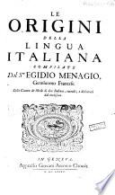 Le origini della lingua Italiana