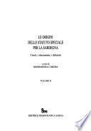 Le origini dello Statuto speciale per la Sardegna