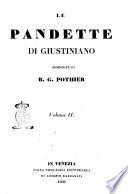 Le pandette di Giustiniano riordinate da R. G. Pothier