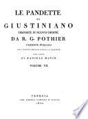 Le pandette disposte in nuovo ordine da R-G. Pothier (etc.)