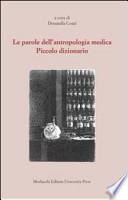 Le parole dell'antropologia medica