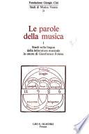 Le parole della musica