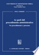 Le parti del procedimento amministrativo