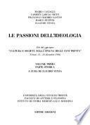Le passioni dell'ideologia: Parte storica