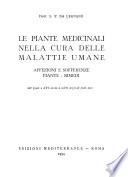 Le piante medicinali nella cura delle malattie umane