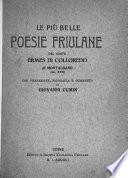 Le più belle poesie fruilane del conte Ermes di Colloredo di Montalbano (sec. XVII)