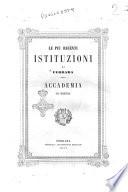 Le piu recenti istituzioni di Ferrara accademia di poesia