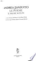 Le poesie e prose scelte