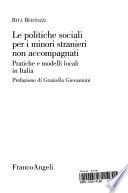 Le politiche sociali per i minori stranieri non accompagnati