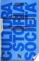 Le premesse della ricostruzione
