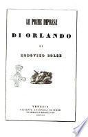 Le prime imprese di Orlando di Lodovico Dolce