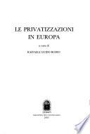 Le privatizzazioni in Europa